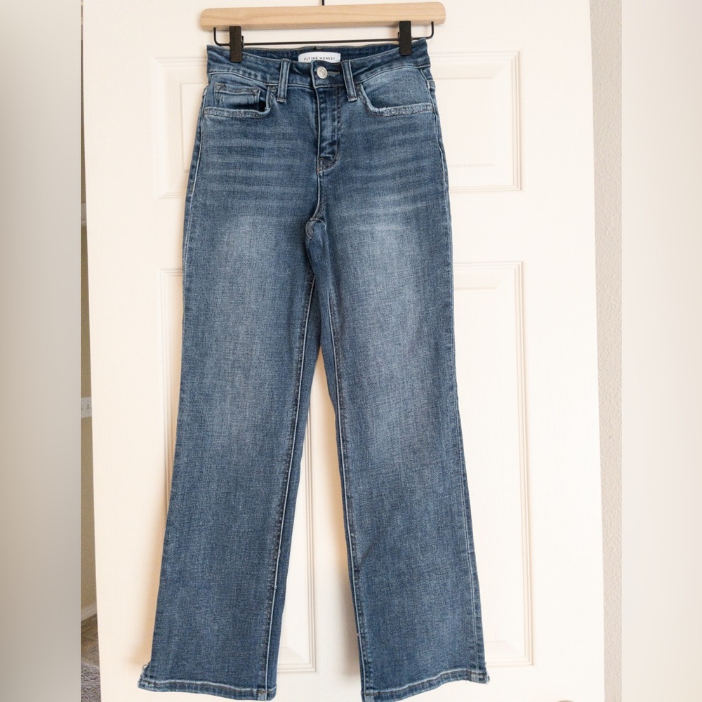 Straight leg denim